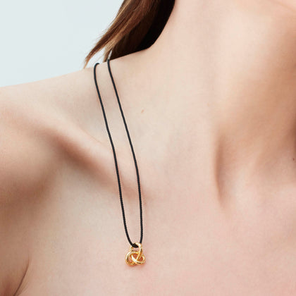 Amara Cord Necklace Gold